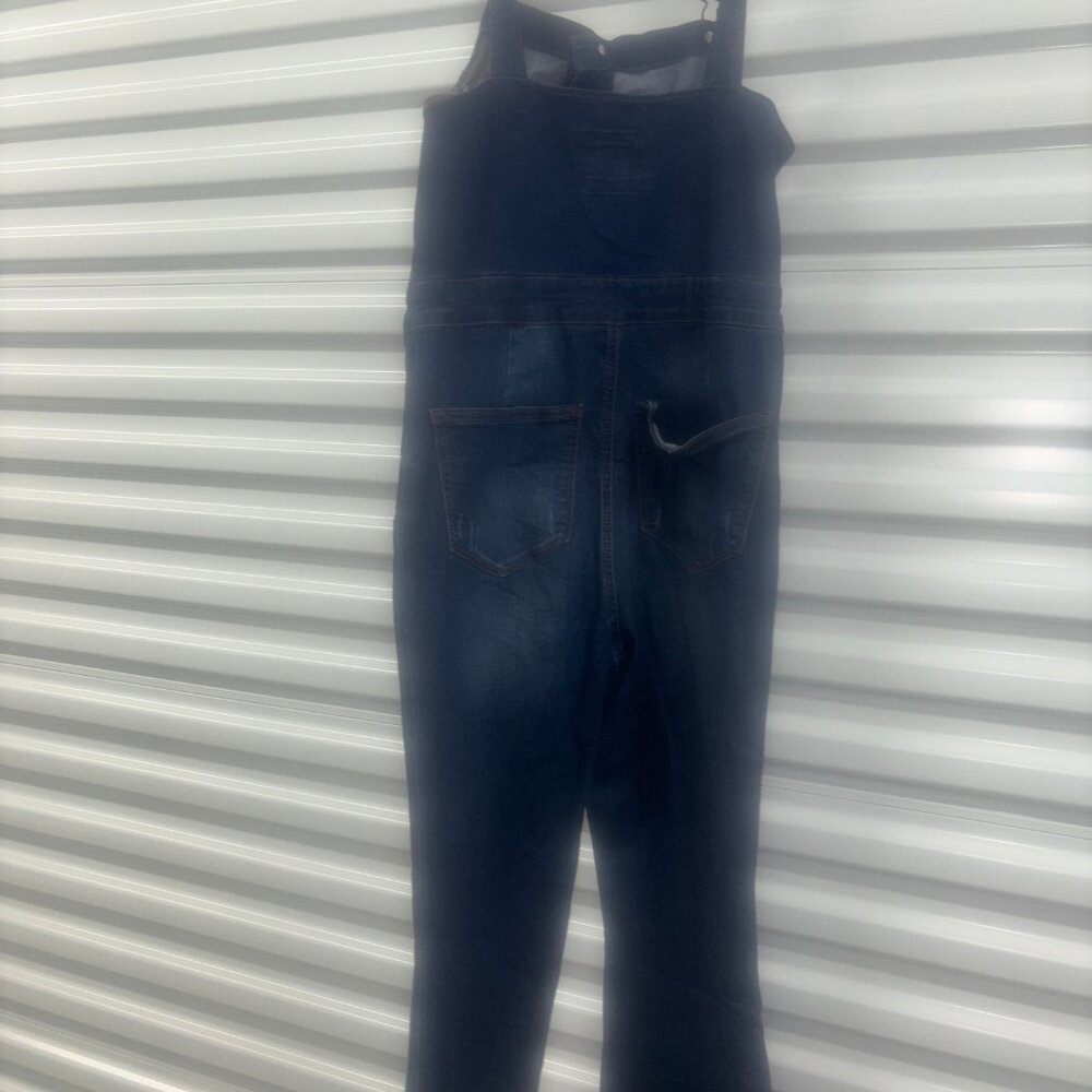Wax Jean Basic Denim Overalls Large - image 4